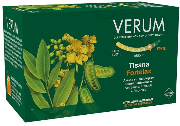 VERUM FORTELAX TISANA 20 FILTRI - famajoy.it
