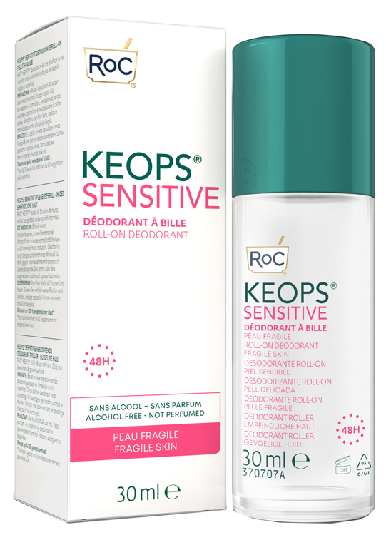 ROC KEOPS DEODORANTE ROLL-ON 48H SENSITIVE 30 ML - famajoy.it
