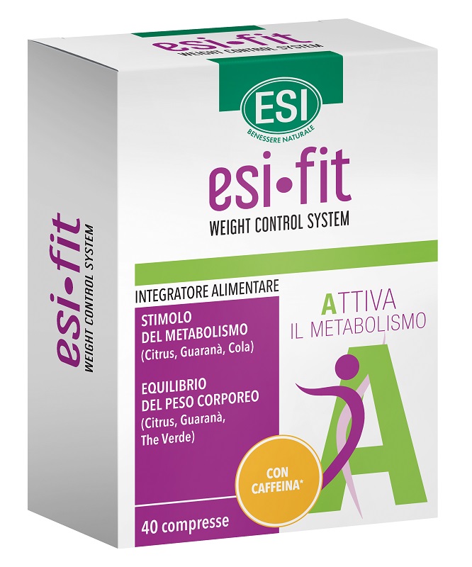 ESI FIT ATTIVA CON CAFFEINA 40 COMPRESSE - famajoy.it