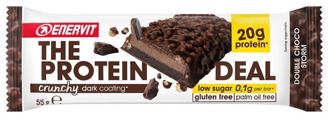 ENERVIT PROTEIN DEAL DOUBLE CHOCO STORM 55 G - famajoy.it