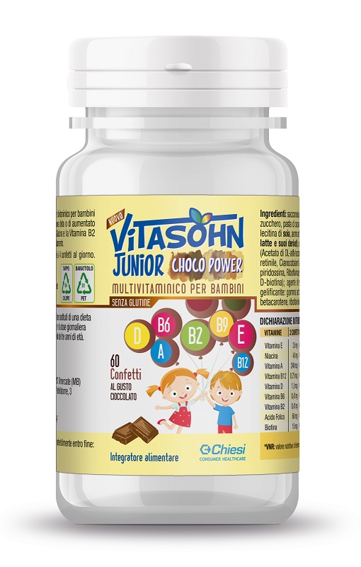 VITASOHN JUNIOR CHOCO POWER 60 CONFETTI - famajoy.it