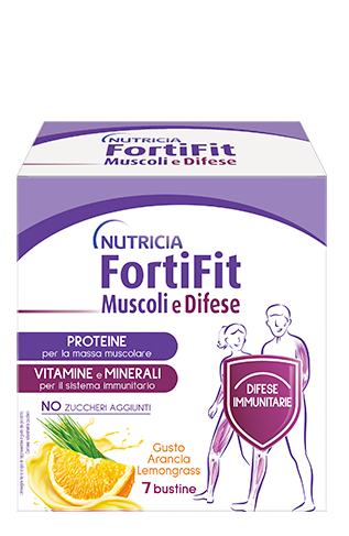 FORTIFIT MUSCOLI&DIFESE ARANCIA 7 BUSTINE - famajoy.it