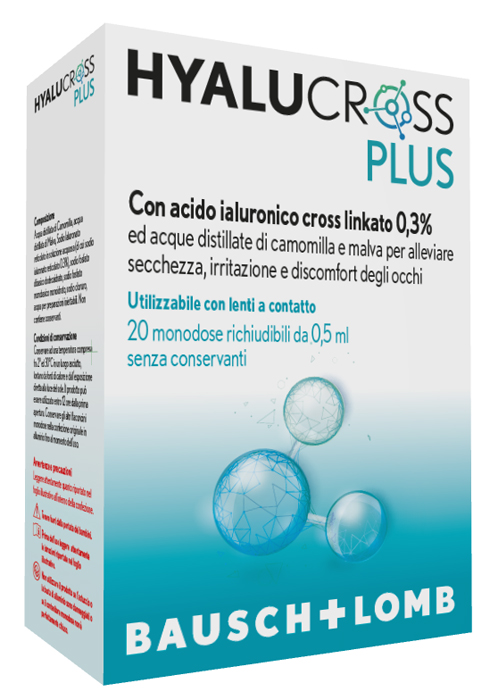 HYALUCROSS PLUS 20 FLACONCINI MONODOSE DA 0,5 ML - famajoy.it