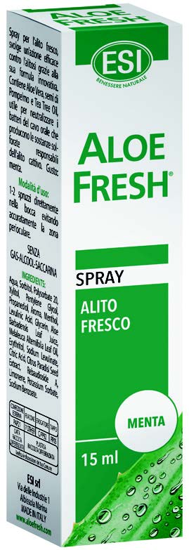 ESI ALOE FRESH SPRAY ALITO MENTA FORTE 15 ML - famajoy.it