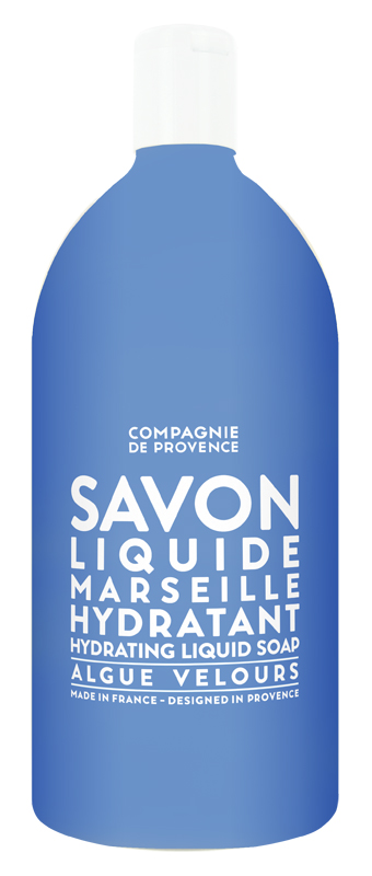 COMPAGNIE DE PROVENCE SAVON LIQUIDE RECHARGE 1 LITRO ALGUE VELOURS - famajoy.it