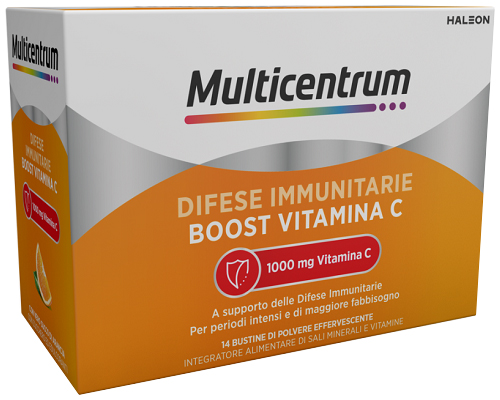 MULTICENTRUM DIFESE IMMUNITARIE BOOST VITAMINA C 14 BUSTINE - famajoy.it