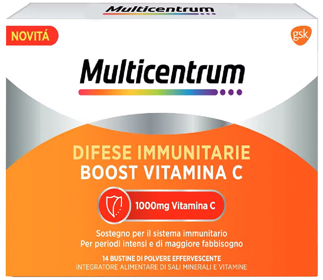 MULTICENTRUM DIFESE IMMUNITARIE BOOST VITAMINA C 28 BUSTINE - famajoy.it