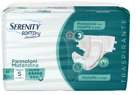 PANNOLONE MUTANDINA SERENITY SD SENSITIVE SUPER L 15 PEZZI - famajoy.it
