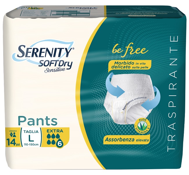 SERENITY PANTS SD SENSITIVE BE FREE EXTRA L 14 PEZZI - famajoy.it