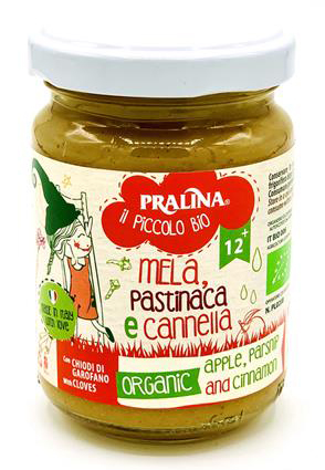 IL PICCOLO BIO MELA PASTINACA CANNELLA 130 G - famajoy.it