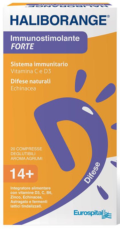 HALIBORANGE IMMUNOSTIMOLANTE FORTE 20 COMPRESSE - famajoy.it