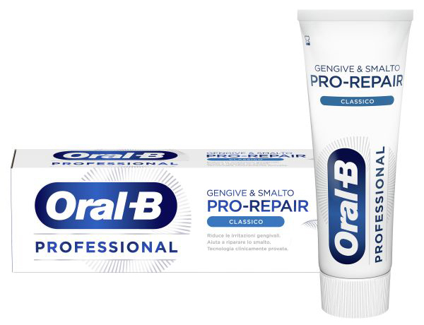 ORALB PROFESSIONAL GENGIVE & SMALTO PRO REPAIR CLASSICO DENTIFRICIO 75 ML - famajoy.it