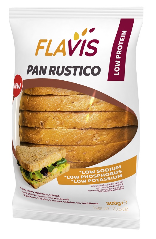 FLAVIS PAN RUSTICO APROTEICO 300 G - famajoy.it