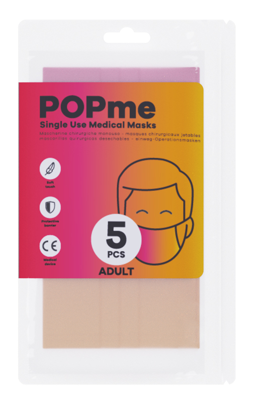 POPME CE MASK CHIRURGICA SUNSET 5 PEZZI - famajoy.it