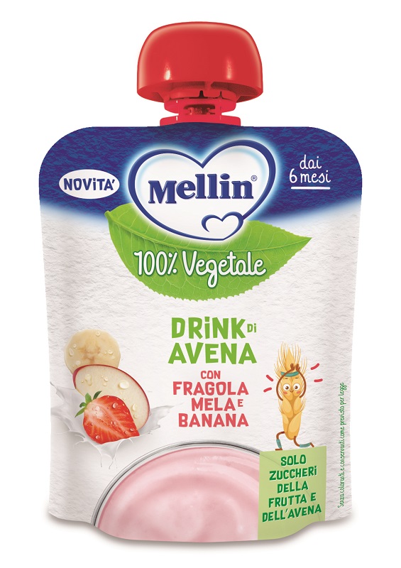 MELLIN POUCH AVENA MELA FRAGOLA BANANA 90 G - famajoy.it