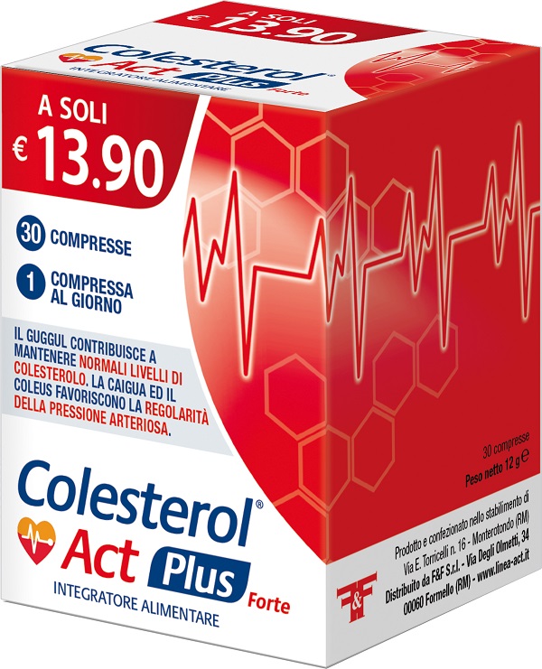 COLESTEROL ACT PLUS FORTE 30 COMPRESSE - famajoy.it