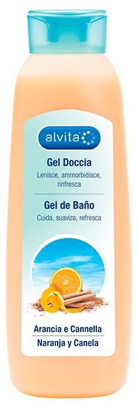 ALVITA GEL DOCCIA ARANCIA E CANNELLA 300 ML - famajoy.it