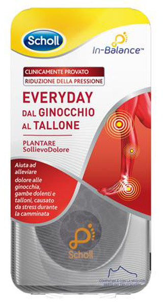 PLANTARE SOLLIEVO DOLORE DA GINOCCHIO A TALLONE SCHOLL IN BALANCE EVERYDAY M - famajoy.it