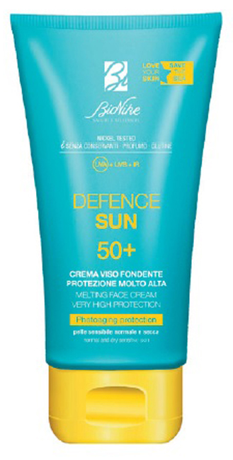 DEFENCE SUN CREMA VISO FONDENTE 50+ 50 ML - famajoy.it