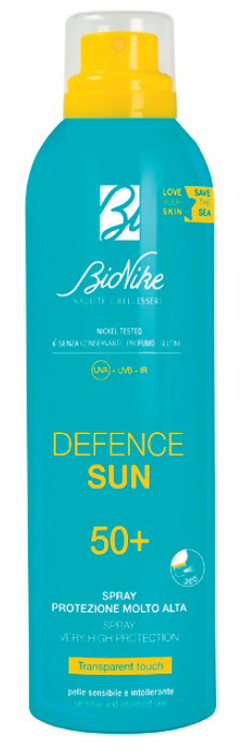 DEFENCE SUN SPRAY TRANSPARENT TOUCH 50+ 200 ML - famajoy.it