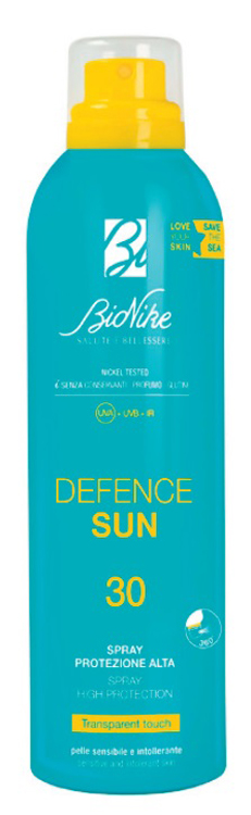 DEFENCE SUN SPRAY TRANSPARENT TOUCH 30 200 ML - famajoy.it