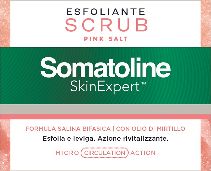 SOMATOLINE SKIN EXPERT SCRUB PINK SALT 350 G - famajoy.it