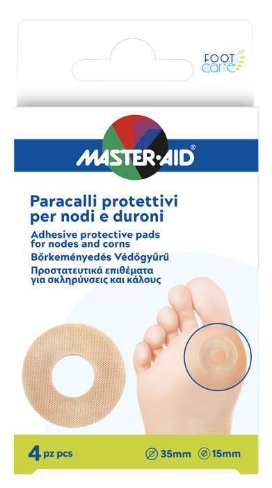 PARACALLI MASTER-AID FOOTCARE NODI E DURONI 4 PEZZI B8 - famajoy.it