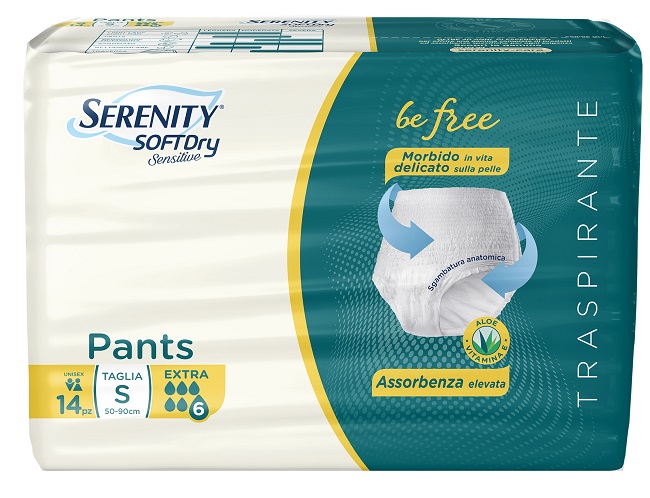 SERENITY PANTS SD SENSITIVE BE FREE EXTRA TAGLIA S 14 PEZZI - famajoy.it
