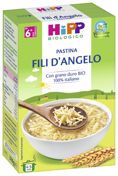 HIPP BIO PASTINA FILI D'ANGELO 320 G - famajoy.it