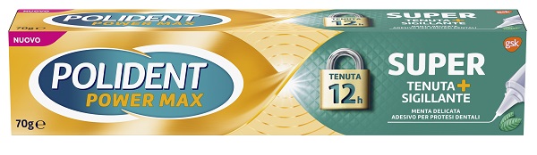 POLIDENT SUPER TENUTA+SIGILLANTE MENTA DELICATA ADESIVO PROTESI DENTALE 70 G - famajoy.it