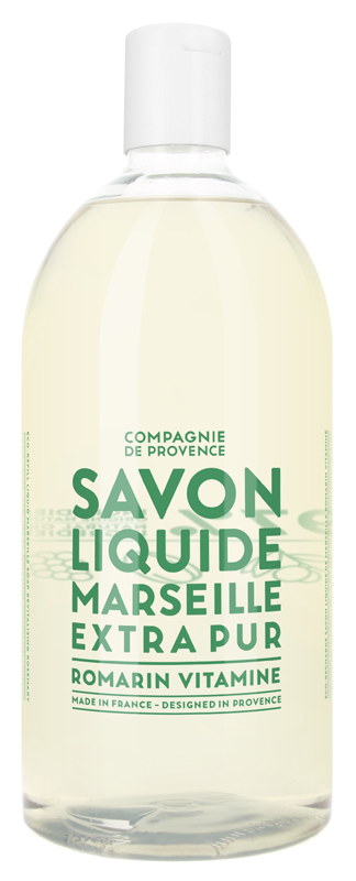COMPAGNIE DE PROVENCE SAVON LIQUIDE RECHARGE 1 LITRO ROMARIN VITAMINE - famajoy.it