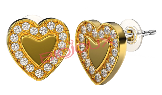 BJT250 ORECCHINO LOVE ME HEART GP - famajoy.it