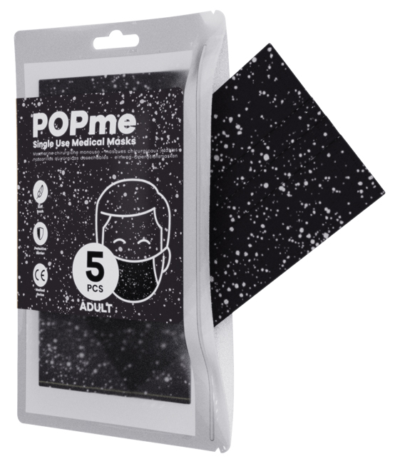 POPME MASCHERINA CHIRURGICA TIPO IIR COLORE SPRAY BUSTA 5 PEZZI - famajoy.it