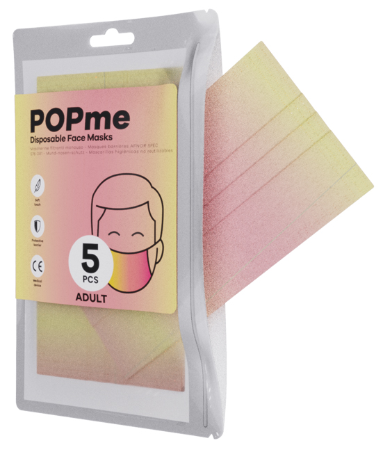 POPME MASCHERINA CHIRURGICA TIPO IIR PESCA BUSTA 5 PEZZI - famajoy.it