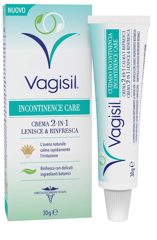 VAGISIL INCONTINENCE CARE CREMA 2IN1 LENISCE & RINFRESCA 30 G - famajoy.it