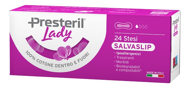 LADY PRESTERIL PROTEGGI SLIP STESI BIODEGRADABILI 24 PEZZI - famajoy.it