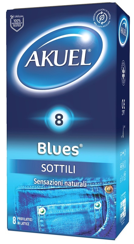PROFILATTICO AKUEL BLUES SOTTILE 8 PEZZI - famajoy.it