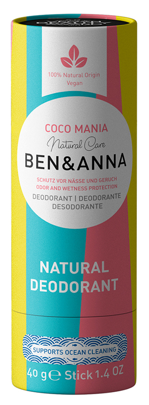 BEN & ANNA DEODORANTE STICK COCO MANIA - famajoy.it