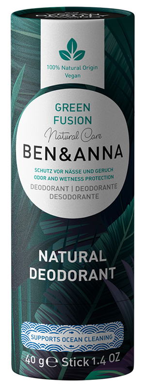 BEN & ANNA DEODORANTE STICK GREEN FUSION - famajoy.it