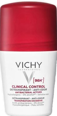 VICHY DEODORANTE CLINICAL CONTROL 96H ROLL 50 ML - famajoy.it