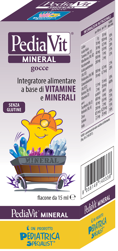 PEDIAVIT MINERAL GOCCE 15 ML - famajoy.it