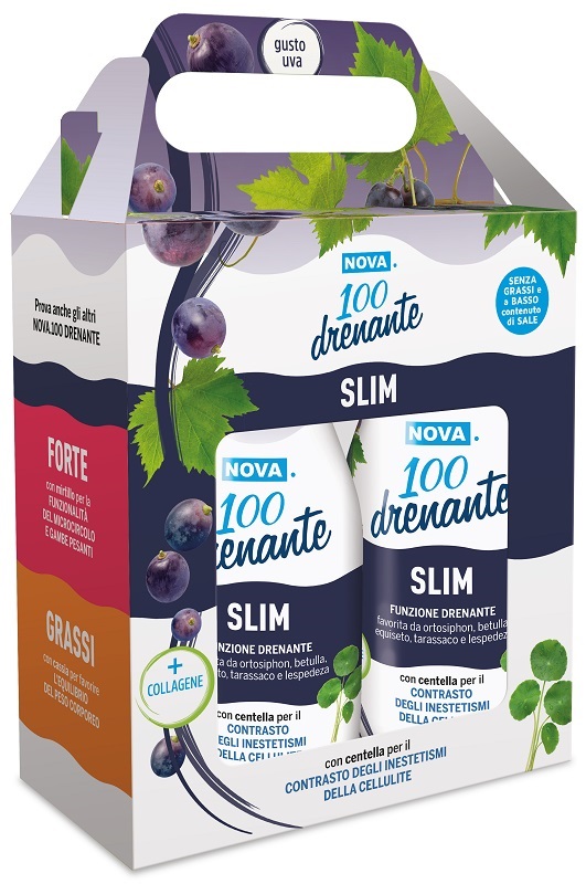 NOVA 100 DRENANTE SLIM UVA BIPACK 2 X 300 ML - famajoy.it