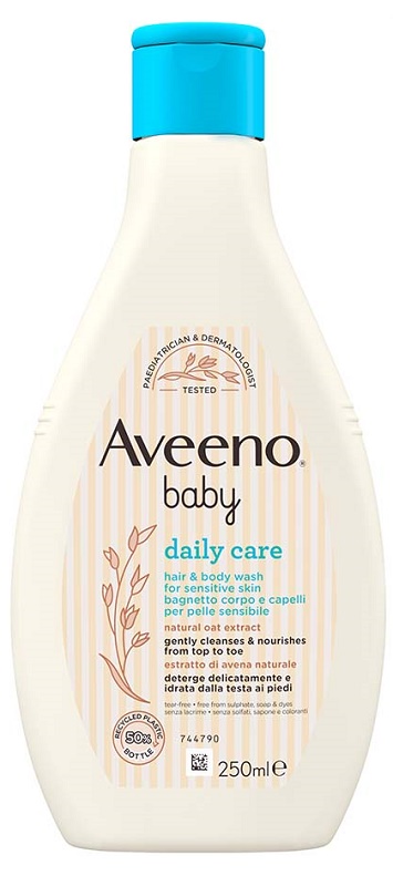 AVEENO BABY BAGNETTO TESTA PIEDI 250 ML - famajoy.it