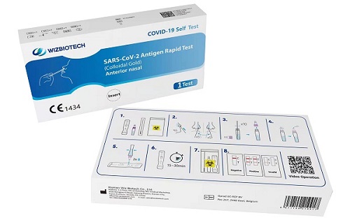 TEST ANTIGENICO RAPIDO COVID-19 AUTODIAGNOSTICO DETERMINAZIONE QUALITATIVA ANTIGENI SARS-COV-2 IN TAMPONI NASALI MEDIANTE IMMUNOCROMATOGRAFIA - famajoy.it