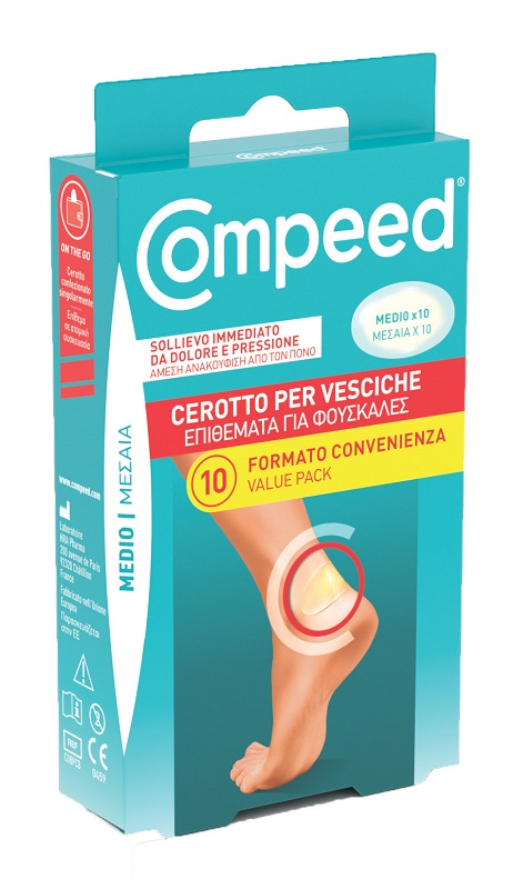 CEROTTI COMPEED PER VESCICHE MEDIO 10 PEZZI CARTON - famajoy.it