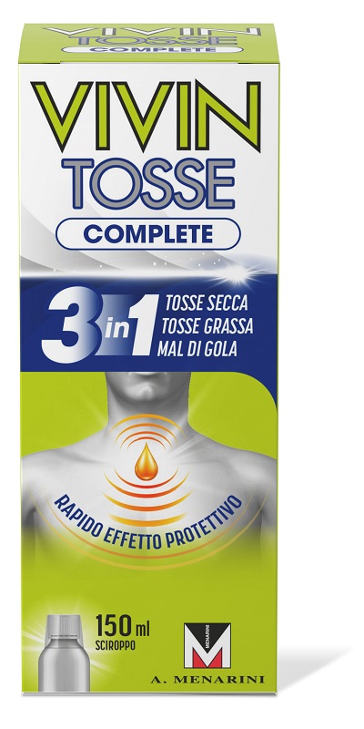 VIVIN TOSSE COMPLETE SCIROPPO PER TOSSE 150 ML - famajoy.it