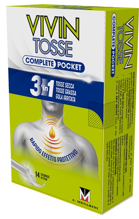 VIVIN TOSSE POCKET 14 STICK PACK SCIROPPO 10 ML - famajoy.it