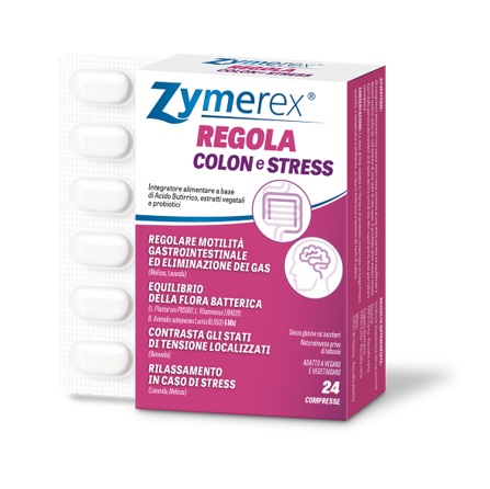 ZYMEREX REGOLA COLON E STRESS 24 COMPRESSE - famajoy.it