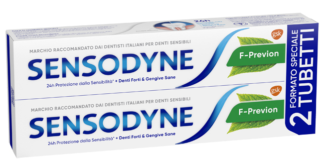 SENSODYNE F PREVION 2 X 75 ML - famajoy.it