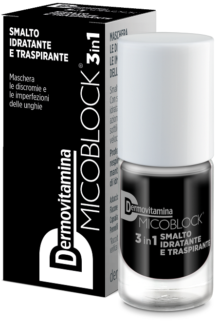 DERMOVITAMINA MICOBLOCK 3IN1 SMALTO IDRATANTE E TRASPIRANTE NERO 5 ML - famajoy.it